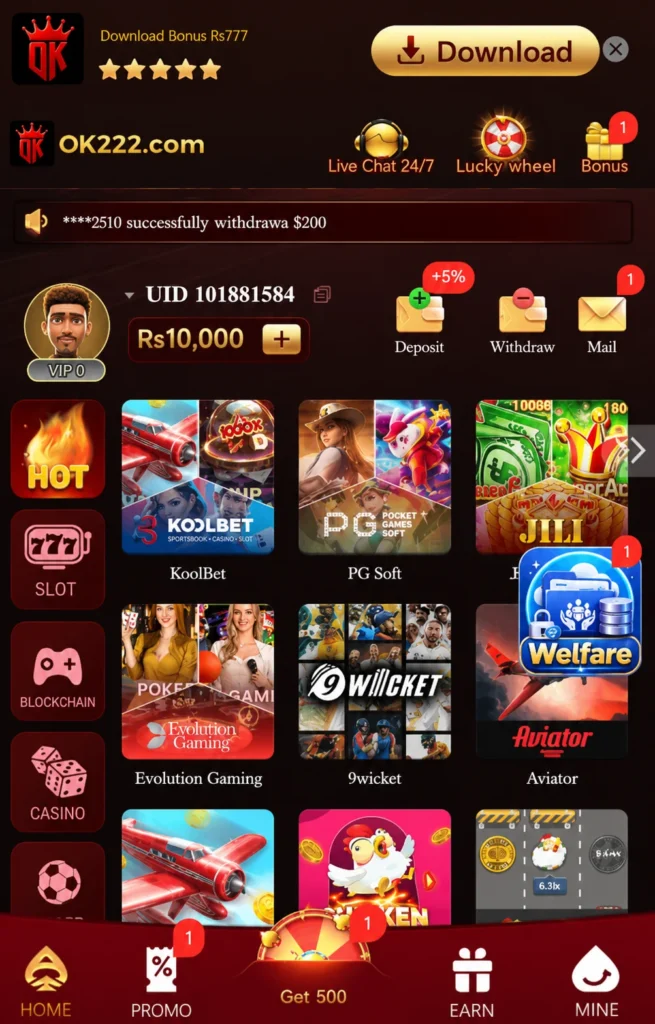 OK222 Game