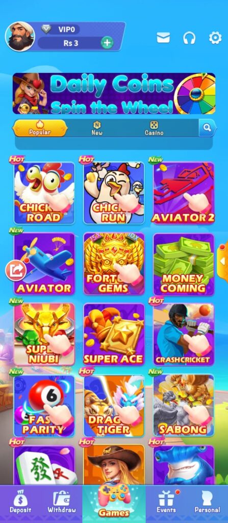 Pakplay77 Game