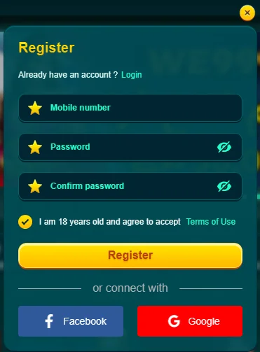 WEE99 Game Register